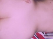 Me follo a mi novia de perrito y me vengo dentro de ella! 3/16