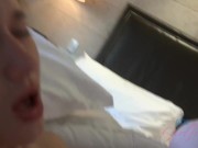 Amateur with short hair banged and creampied in hotel room GFE 8/16