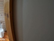 I recorded my sister masturbating in the bathroom until she caught me and fucked a dildo 7/16