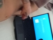 Shy cum after my shy egirl step wife wants me to replace SSD for her gaming laptop 11/16