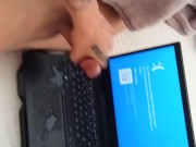 Shy cum after my shy egirl step wife wants me to replace SSD for her gaming laptop 13/16