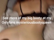 Cheating at my lover's place while hubby's home cleaning full clip OF mysteriousbootyqueen