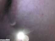 Close up rough fake pussy fucking with cum and loud moaning 4/16