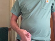 Big edged audible cumshot! 1/16