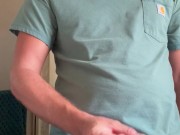 Big edged audible cumshot! 6/16