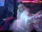 Slut blonde with pigtails lathers & tickles her feet! 👣 10/16