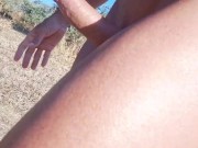 Nasty guy doing risky walk all naked in nature - nice cumshot 12/16