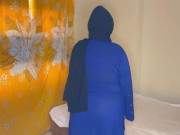 Big Ass & Tits Egypt Sexy Muslim Maid Come To Saudi Landlord & Gets Huge Cum Inside Hairy Wet Pussy! 13/16