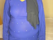 Big Ass & Tits Egypt Sexy Muslim Maid Come To Saudi Landlord & Gets Huge Cum Inside Hairy Wet Pussy! 8/16