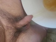 Pissing in the plastic pot 8/16