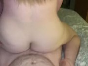 This blonde cowgirl know how to ride fat dick 7/16