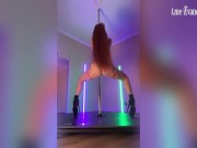 Pole Striptease in high heels 8/16