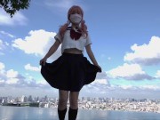 日本jk少女，在顶楼泳池卖骚，回家脱了衣服就是干 - Screenshot 5 of 16 - 后入