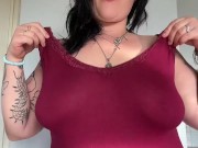 Horny Belgian Brunette loves show them to you 🍈🍈 15/16