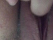 Zoomed virgin pussy touching, stretching 10/16