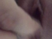 Zoomed virgin pussy touching, stretching 14/16