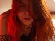 Tu ne jouiera pas - amateur femdom francaise alt rousse poilue frustration teasing 13/16