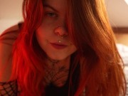 Tu ne jouiera pas - amateur femdom francaise alt rousse poilue frustration teasing 14/16