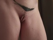 Shower with my inflates belly 4/16