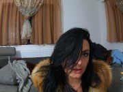 preview-MilfyCalla-Masturbating while wearing fur coats, shiny clothes and long jackets - 203 6/16