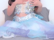 No.9 汉服美人鱼公主 忍不住床上自慰 糟糕 玩具不舒服 但还是射了 1/16