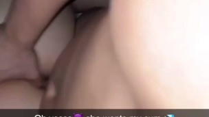 Snapchat beach day cheating compilation: Teen cheats on her boyfriend with a sexy daddy on vacation