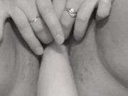 Fisting I fuck my hairy pussy hard to orgasm with a rubber hand. 16/16