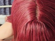 Redhead Stepsister swallows your big cock 2/16