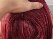 Redhead Stepsister swallows your big cock 7/16