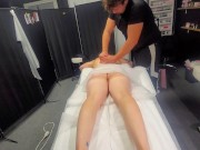 Pervert masseur being inappropriate with clients It just started ! 3/16