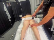 Pervert masseur being inappropriate with clients It just started ! 4/16
