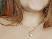 juicy redheaded girl in a gorgeous dress 3/16