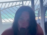 From The Oceanfront Balcony, Shower, Too His Huge Long Cock Deep In My Pussy! 3/16