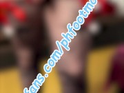 College girl lost a bet and showed her hairy pussy afer party 10/16