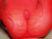 Tittyfuck / Paizuri in a red top - Busty amateur AVeryMilkyWay 11/16