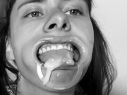 Dental Gag Fetish Trailer - Big Mouth Blowjob - Jamie Stone 15/16