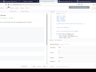 Excel Column to Number (Code With Me LIVE – Leetcode Easy