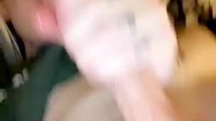 Tattooed E Boy Stroking his thick cock