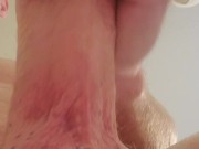 Close up of Rod Swift dick rubbing and cumming down on you 14/16
