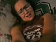 He made me hold the camera on my face while he had his way! 6/16