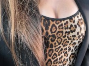 Do you like my leopard dress? 14/16