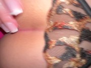 Sissy bf pegging hard against the bed (full video on OF) 12/16