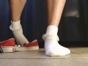 Ruffled White Socks Vans Flame Sneakers Shoeplay 11/16