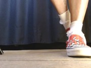 Ruffled White Socks Vans Flame Sneakers Shoeplay 5/16