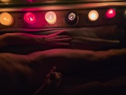 Sensual night masturbation with candles. 14/16