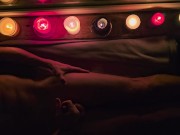 Sensual night masturbation with candles. 8/16