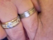 Good girl playing herself, moaning quietly! 7/16