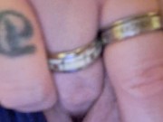 Good girl playing herself, moaning quietly! 8/16