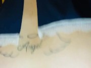 Thick bbw rides dildo 14/16