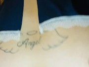 Thick bbw rides dildo 15/16